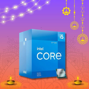 Intel Core i5 12400F 12 Gen Generation Desktop PC Processor CPU with 18MB Cache and up to 4.40 GHz Clock Speed 3 Years Warranty with Fan DDR5 and DDR4 RAM Support